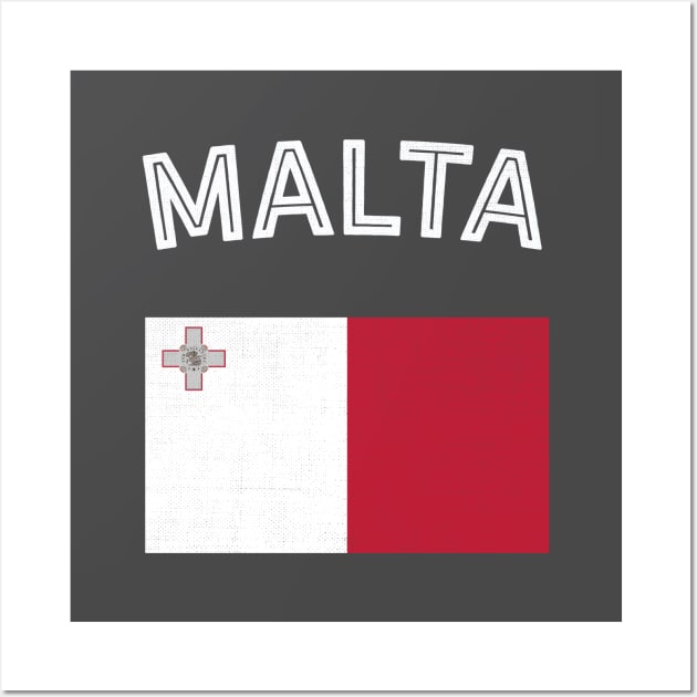 Malta Flag Wall Art by phenomad